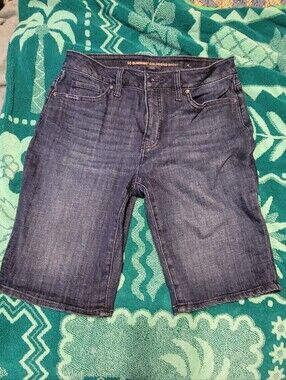 Chico's Dark Indigo 'So Slimming' Girlfriend Bermuda Shorts